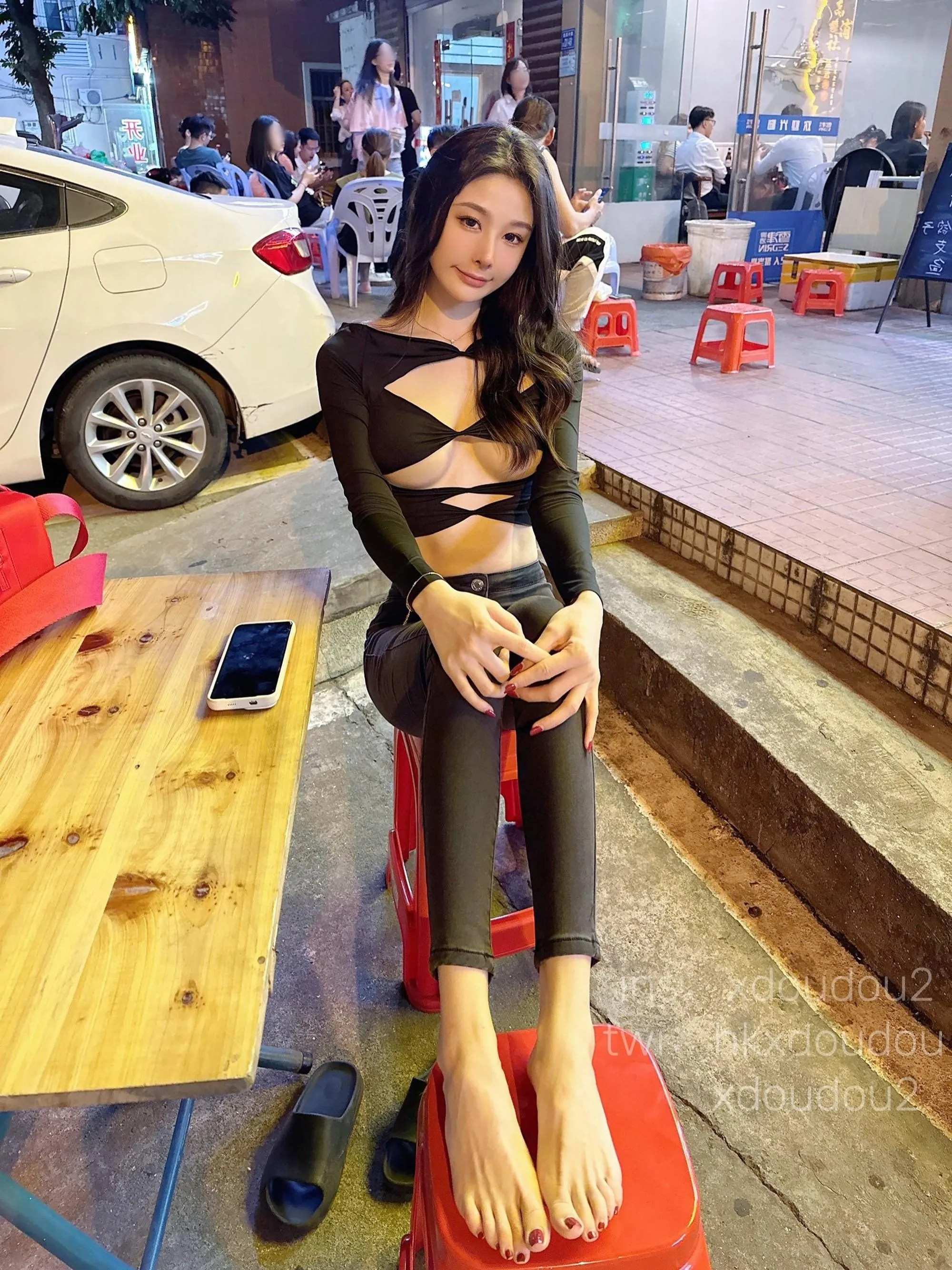 是小逗逗 – NO.007 30粉丝著名美团外卖媛网红模特 全量资源 极品露脸大长腿顶级露出专家 [309P]插图8